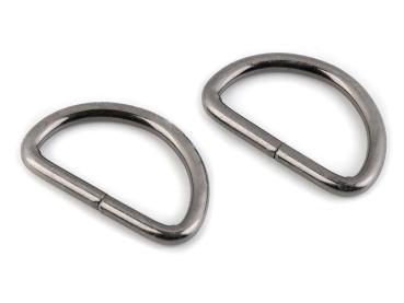 Halbring Breite 32 mm Nickel Schwarz